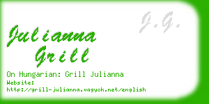 julianna grill business card